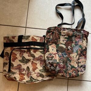 Two Tapestry Bags